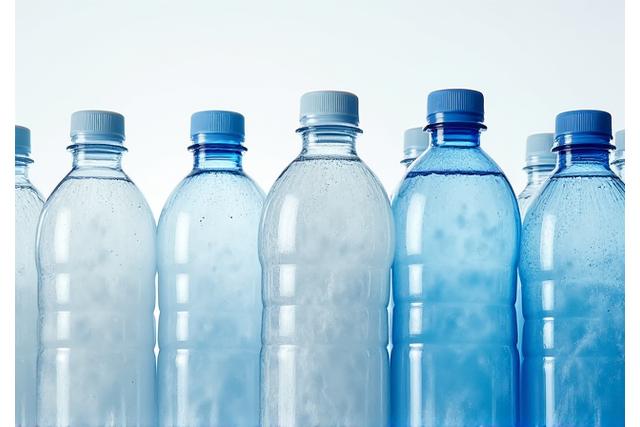 Bouteilles en plastique recyclées se transformant en fibre textile